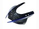 Carénages Moto Yamaha YZF R3/R25 2022-2024 - Marbre Noir Argent Bleu Fibre de Carbone Forgée Style