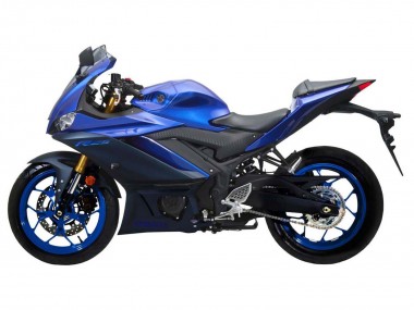 Achat Carénage Moto Yamaha YZF R3/R25 2022-2024 - Bleu Noir Mat