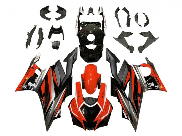 Carénages Moto Yamaha YZF R3/R25 2022-2024 - Rouge Gris Noir ENEOS