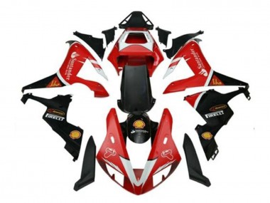 Achat Carénages Moto Yamaha YZF 1000 R1 2002-2003 - Rouge Argent Noir Santander
