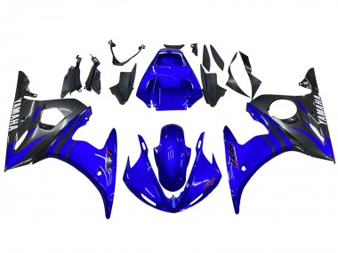 Achat Carénages Moto Yamaha YZF 600 R6 2005 - Bleu Brillant Noir