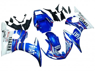 Achat Carénages Moto Yamaha YZF 600 R6 2005 - Bleu Blanc Rouge Motul Michelin Fiat