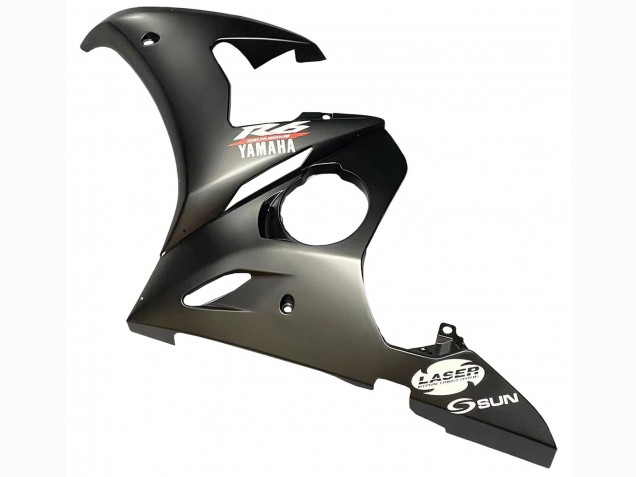Carénage Moto Yamaha YZF 600 R6 2005 - Noir Mat Rouge