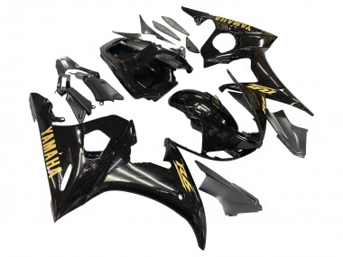 Achat Carénages Moto Yamaha YZF 600 R6 2005 - Noir Or