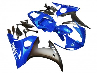 Achat Carénages Moto Yamaha YZF 600 R6 2005 - Bleu Noir Mat
