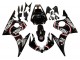 Carénages Moto Yamaha YZF 600 R6 2005 - Noir Brillant Blanc Lucky Strike Motul