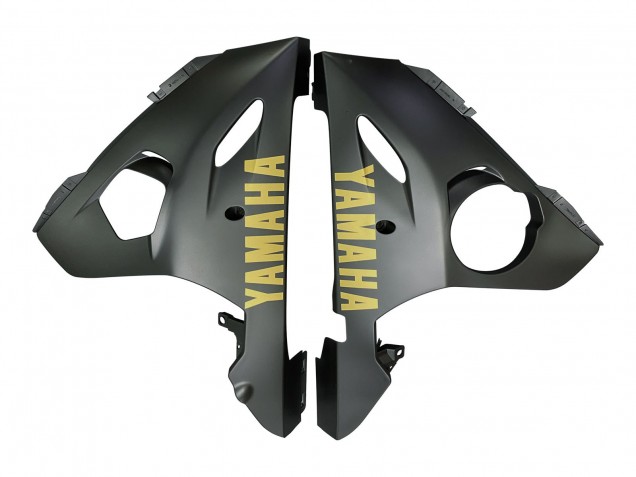 Carénages Moto Yamaha YZF 600 R6 2005 - Gris Noir Mat Or
