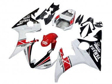 Achat Carénages Moto Yamaha YZF 600 R6 2005 - Blanc Noir Rouge Motul