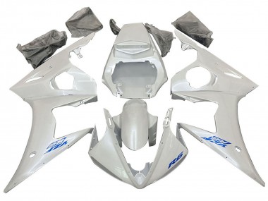 Achat Carénages Moto Yamaha YZF 600 R6 2005 - Blanc Bleu