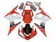 Carénages Moto Yamaha YZF 600 R6 2005 - Blanc Rouge Noir Brillant