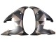 Carénages Moto Yamaha YZF 600 R6 2005 - Noir Mat Gris Geometric