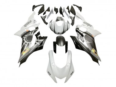 Achat Carénages Moto Yamaha YZF 600 R6 2017-2023 - Blanc Gris Noir Mat ENEOS Semakin Didepan