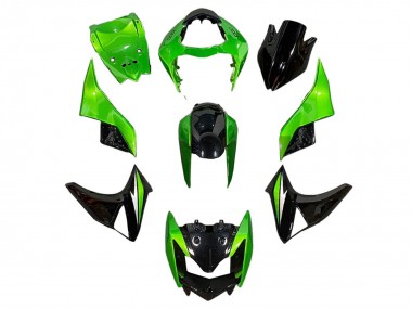 Achat Carénages Moto Kawasaki Z1000 2003-2006 - Vert Noir Brillant
