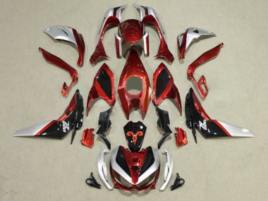 Achat Carénages Moto Kawasaki Z1000 2014-2019 - Rouge Argent Noir