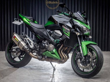 Achat Carénages Moto Kawasaki Z800 2013-2018 - Vert Noir Brillant