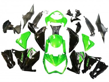 Achat Carénages Moto Kawasaki Z800 2013-2018 - Vert Noir Brillant