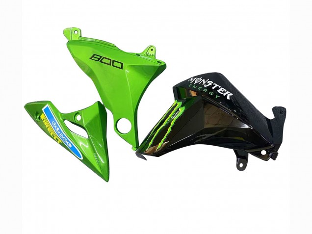 Carénages Moto Kawasaki Z800 2013-2018 - Vert Noir Brillant Rouge Jaune