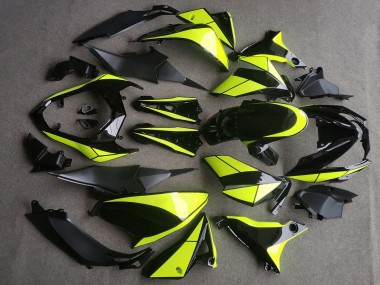 Achat Carénages Moto Kawasaki Z800 2013-2018 - Noir Brillant Jaune Néon