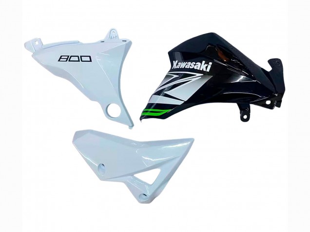 Carénages Moto Kawasaki Z800 2013-2018 - Blanc Noir Brillant Vert