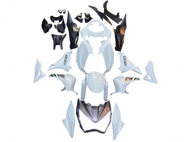 Achat Carénages Moto Kawasaki Z800 2013-2018 - Blanc Vert Argent Noir