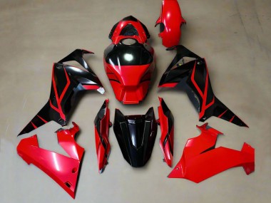 Achat Carénages Moto Honda CBR650R 2019-2020 - Rouge Noir Brillant Bande