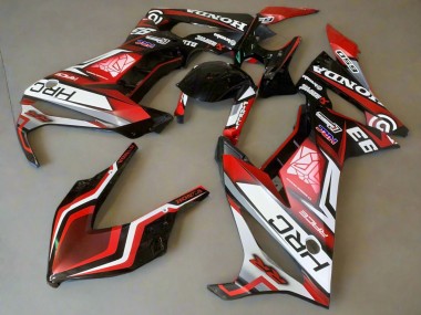 Achat Carénages Moto Honda CBR650R 2019-2020 - Blanc Rouge Noir Brillant HRC