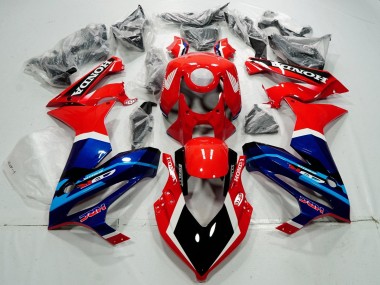 Achat Carénages Moto Honda CBR650R 2021-2023 - Rouge Bleu HRC