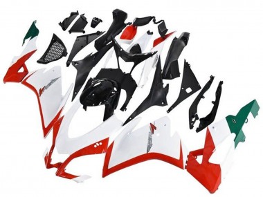 Achat Carénages ABS Aprilia RSV4 1000 2009-2015 - Blanc Rouge Noir Vert