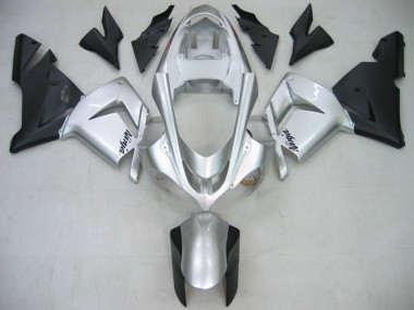 Achat Carénages Moto Kawasaki ZX10R 2004-2005 - Argent Brillant Noir Mat