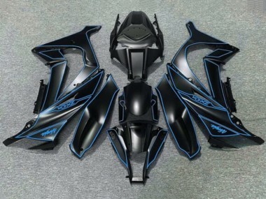 Achat Carénages Moto Kawasaki ZX10R 2011-2015 - Noir Mat Bleu