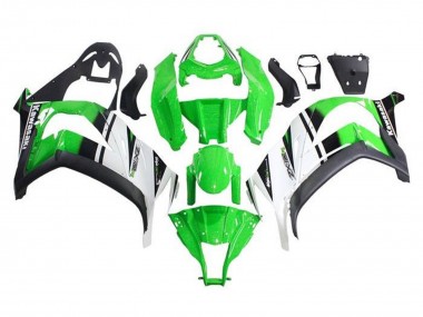Achat Carénages Moto Kawasaki ZX10R 2011-2015 - Vert Blanc Noir Bande