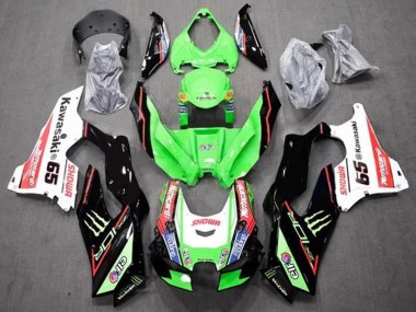 Achat Carénages Moto Kawasaki ZX10R 2021-2025 - Vert Noir Rouge Blanc Bleu Showr Elf Monstre 65