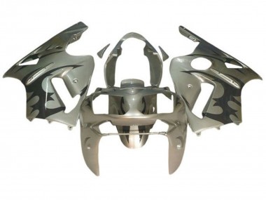 Achat Carénages Moto Kawasaki ZX12R 2000-2001 - Argent Noir Tribal