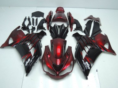 Achat Carénage Moto Kawasaki ZX14R ZZR1400 2012-2024 - Rouge Noir Brillant Blanc Ninja