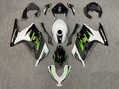 Achat Carénages Moto Kawasaki EX300 2013-2024 - Blanc Vert Noir