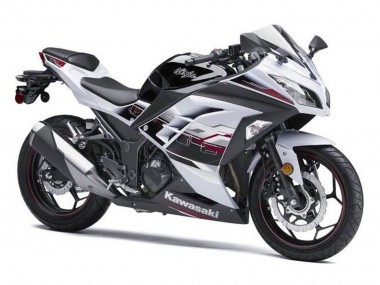 Achat Carénages Moto Kawasaki EX300 2013-2024 - Blanc Noir Rouge Accents