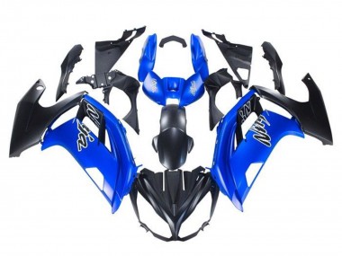 Achat Carénages Moto Kawasaki Ninja 650 EX650 2012-2016 - Bleu Noir Mat