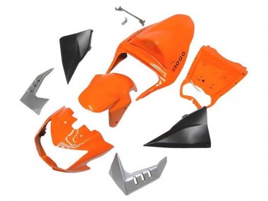 Achat Carénages Moto Kawasaki Z1000 2003-2006 - Orange Noir Mat