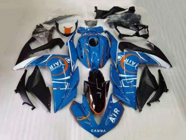 Achat Carénages Moto Yamaha YZF R3 2015-2018 - Bleu Blanc Noir Orange