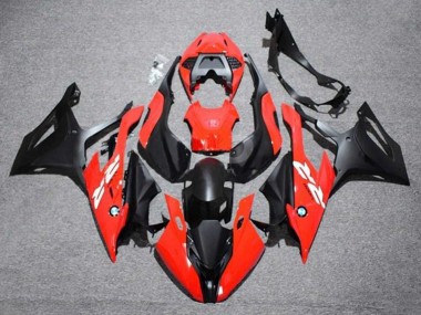 Achat Carénage Moto BMW S1000RR 2019-2022 - Rouge Blanc Noir Mat