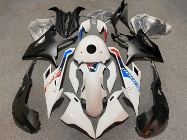 Achat Carénages Moto BMW S1000RR 2019-2022 - Blanc Brillant Noir Mat Bleu