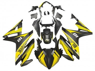 Achat Carénages Moto Honda CBR500R 2016-2018 - Jaune Noir Mat