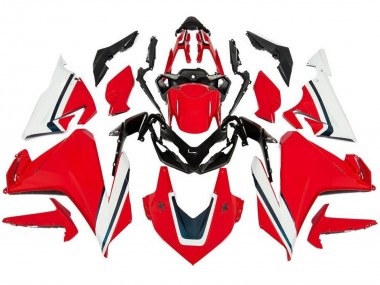 Achat Carénages Moto Honda CBR500R 2019-2021 - Rouge Blanc Noir Bande