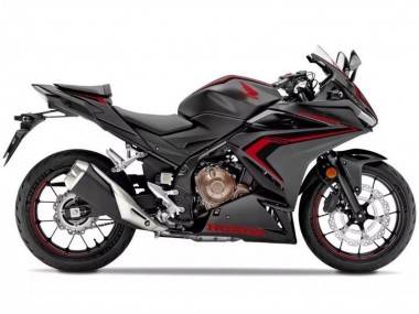 Achat Carénages Moto Honda CBR500R 2019-2021 - Noir Mat Rouge Noir