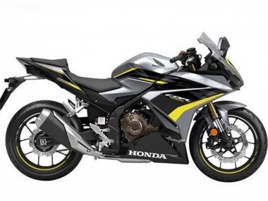 Achat Carénages Moto Honda CBR500R 2019-2021 - Argent Noir Brillant Jaune