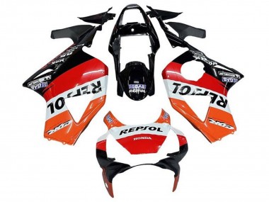 Achat Carénages Moto Honda CBR900RR 954 2002-2003 - Blanc Orange Rouge Noir Brillant Repsol