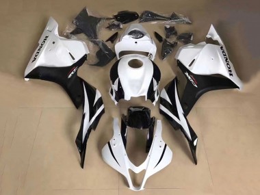 Achat Carénage Moto Honda CBR600RR 2013-2023 - Blanc Noir Brillant
