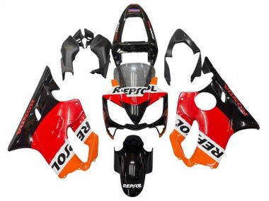 Achat Carénage Moto Honda CBR600 F4i 2001-2003 - Orange Blanc Rouge Noir Brillant Repsol