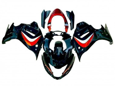 Achat Carénages Moto Suzuki GSX650F 2008-2013 - Noir Bonbon Orange Argent
