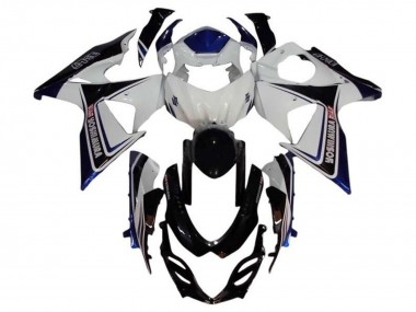 Achat Carénage Moto Suzuki GSXR 1000 2009-2016 - Blanc Bleu Noir Yoshimura